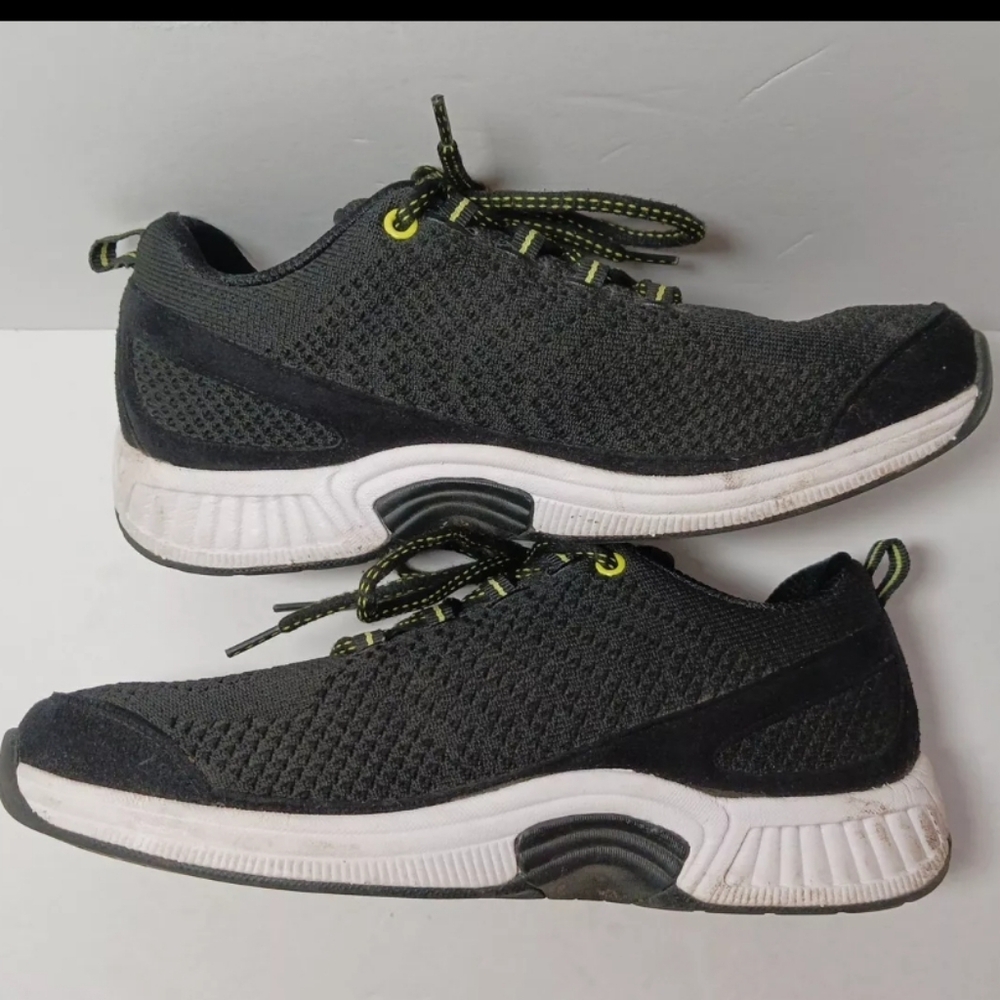 Orthofeet 981 Comfort Orthopedic 9 B Walking Sneakers Black Womens - Picture 7 of 12